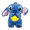 portable breathing teddy soft plush toy with music, lights & gentle breathing motion