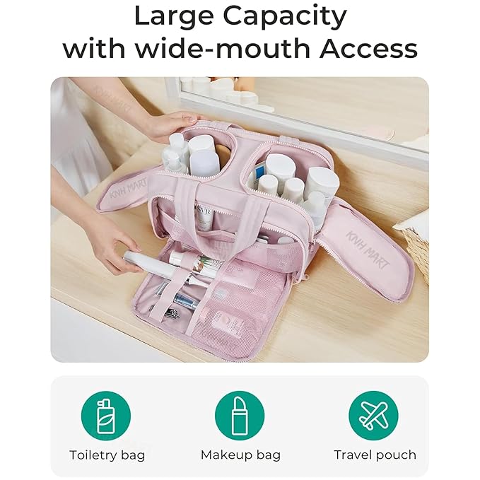 knh mart cosmetic travel bag for women