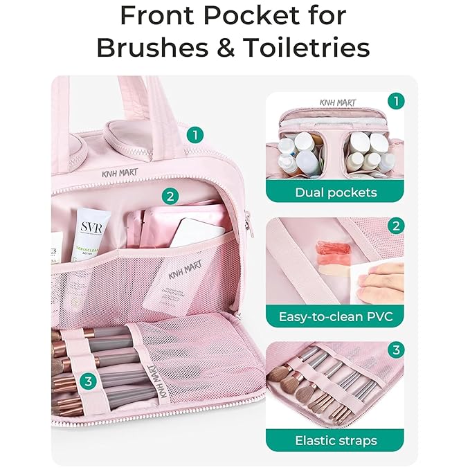 knh mart cosmetic travel bag for women